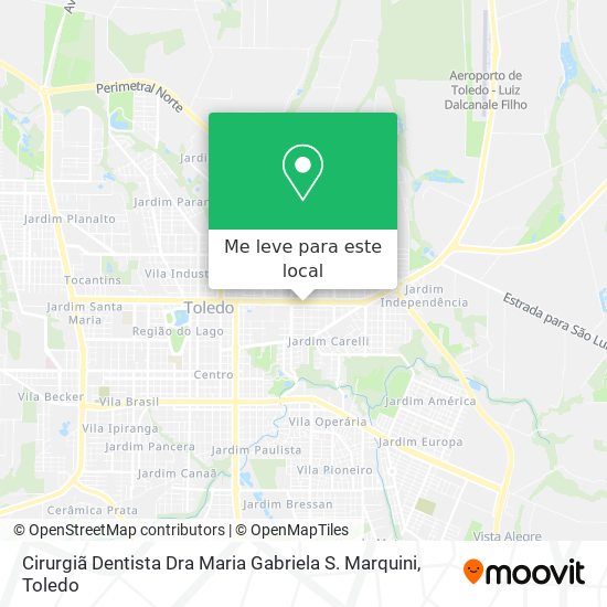 Cirurgiã Dentista Dra Maria Gabriela S. Marquini mapa