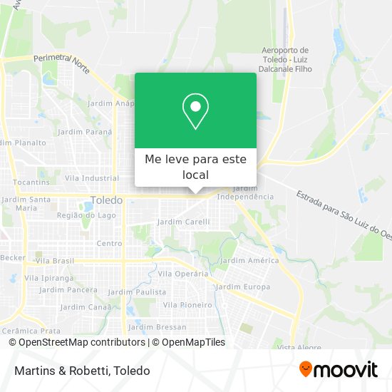 Martins & Robetti mapa