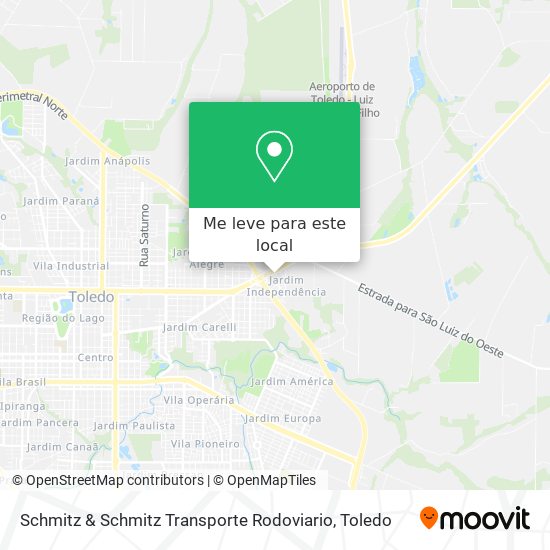 Schmitz & Schmitz Transporte Rodoviario mapa