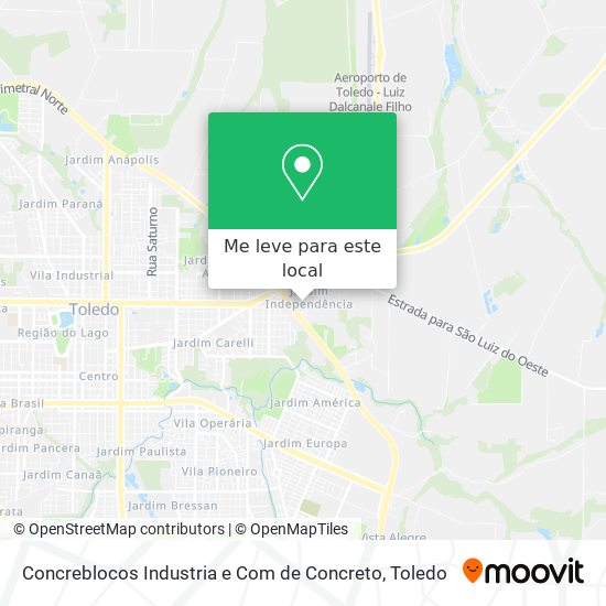 Concreblocos Industria e Com de Concreto mapa