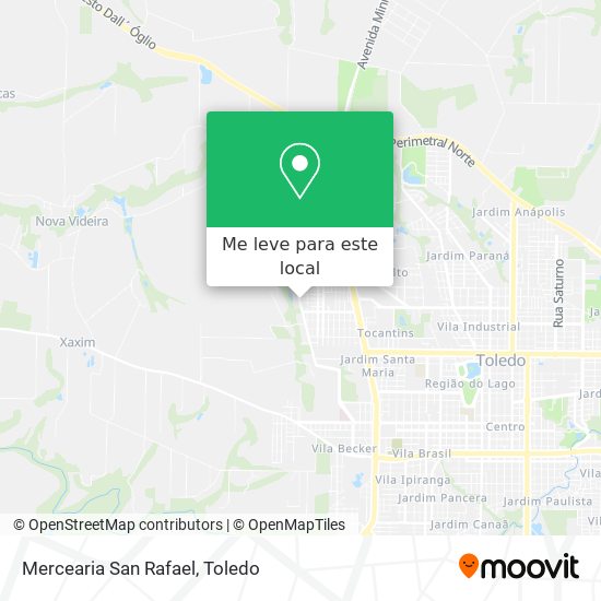 Mercearia San Rafael mapa
