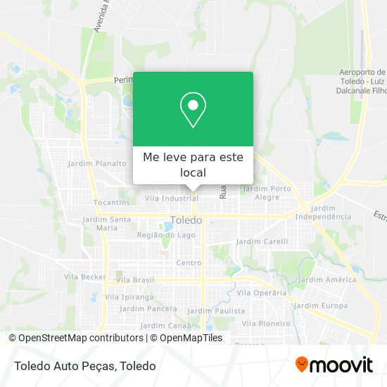 Toledo Auto Peças mapa