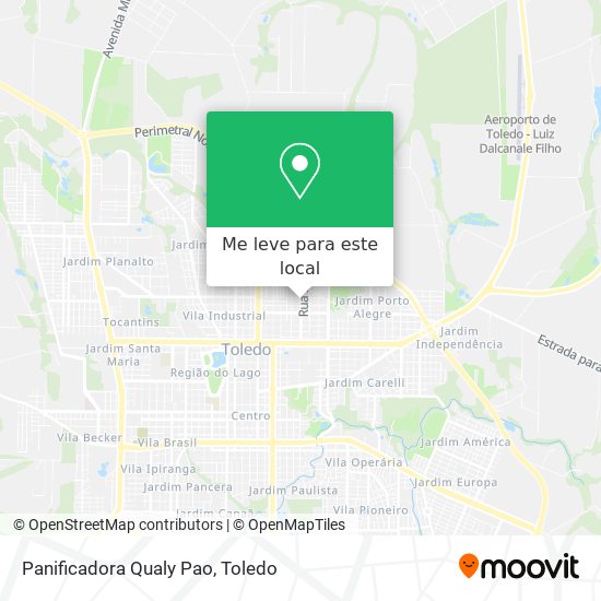 Panificadora Qualy Pao mapa