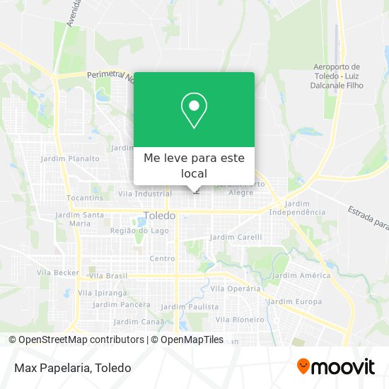 Max Papelaria mapa