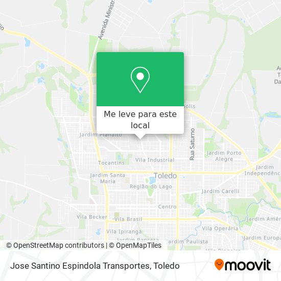Jose Santino Espindola Transportes mapa