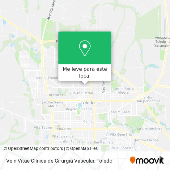 Vein Vitae Clínica de Cirurgiã Vascular mapa