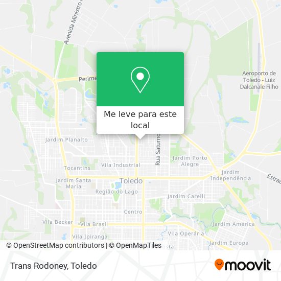 Trans Rodoney mapa