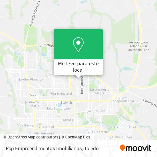 Rcp Empreendimentos Imobiliários mapa