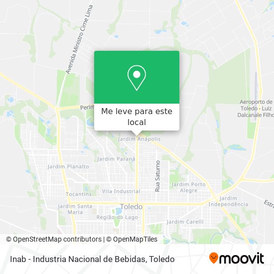 Inab - Industria Nacional de Bebidas mapa