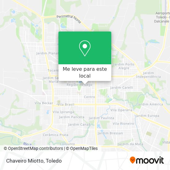 Chaveiro Miotto mapa