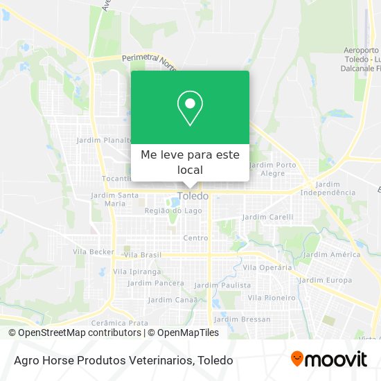 Agro Horse Produtos Veterinarios mapa