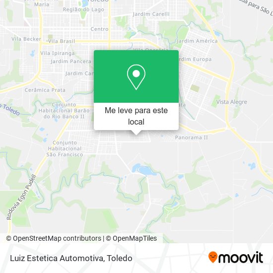 Luiz Estetica Automotiva mapa