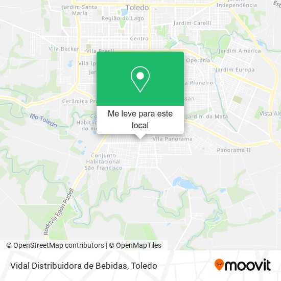 Vidal Distribuidora de Bebidas mapa