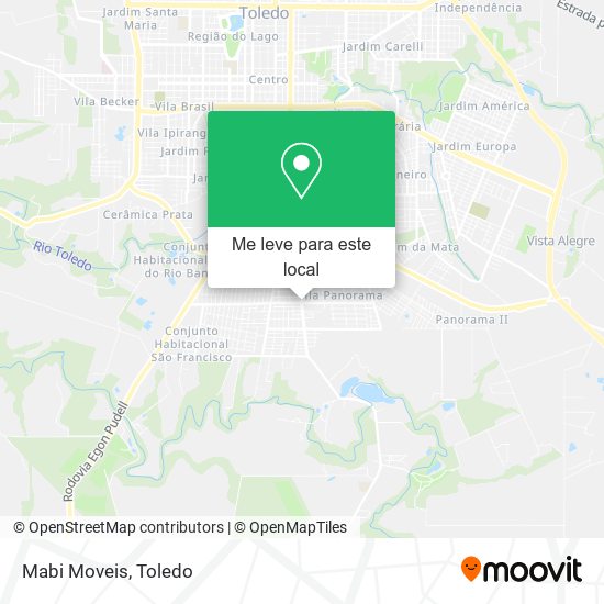 Mabi Moveis mapa