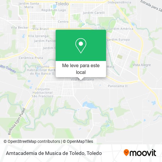 Amtacademia de Musica de Toledo mapa