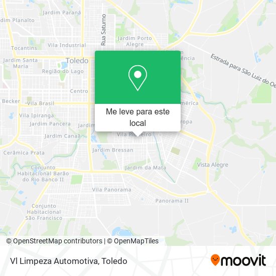 Vl Limpeza Automotiva mapa