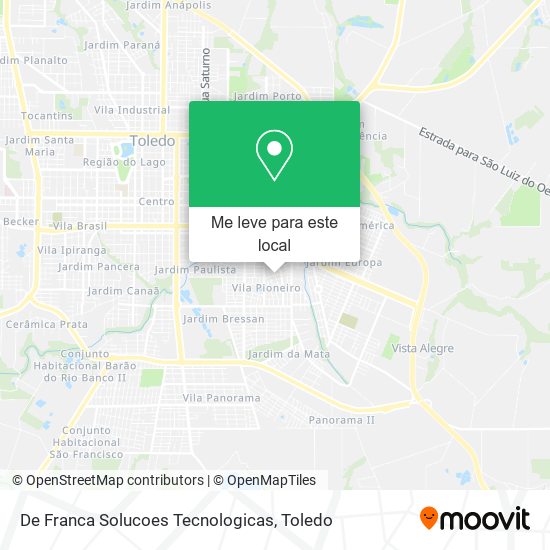 De Franca Solucoes Tecnologicas mapa