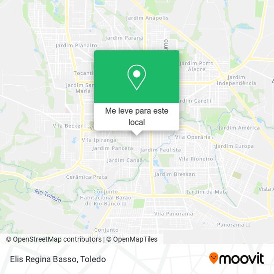 Elis Regina Basso mapa