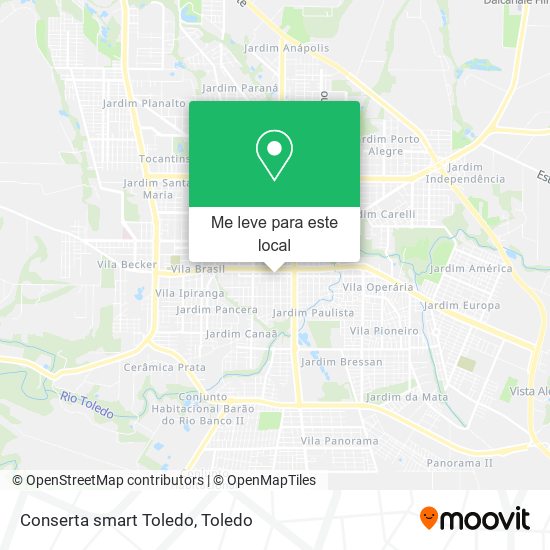 Conserta smart Toledo mapa