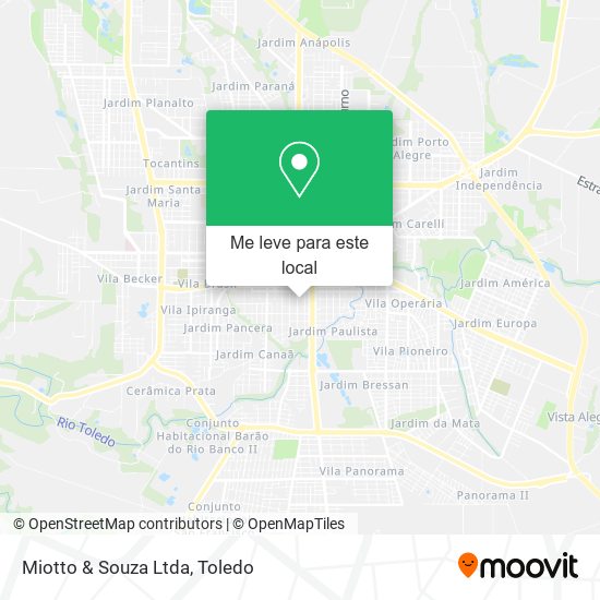 Miotto & Souza Ltda mapa