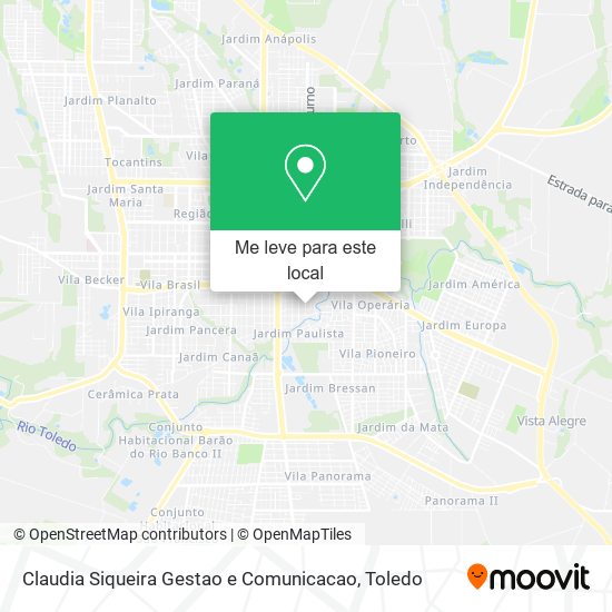 Claudia Siqueira Gestao e Comunicacao mapa
