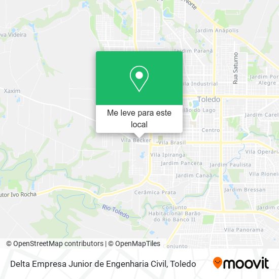 Delta Empresa Junior de Engenharia Civil mapa