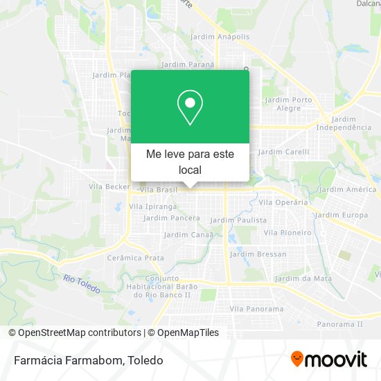 Farmácia Farmabom mapa