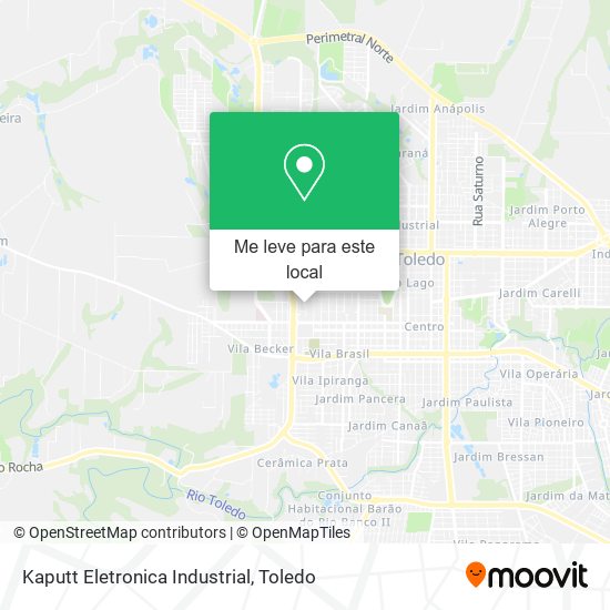 Kaputt Eletronica Industrial mapa