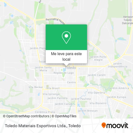 Toledo Materiais Esportivos Ltda. mapa