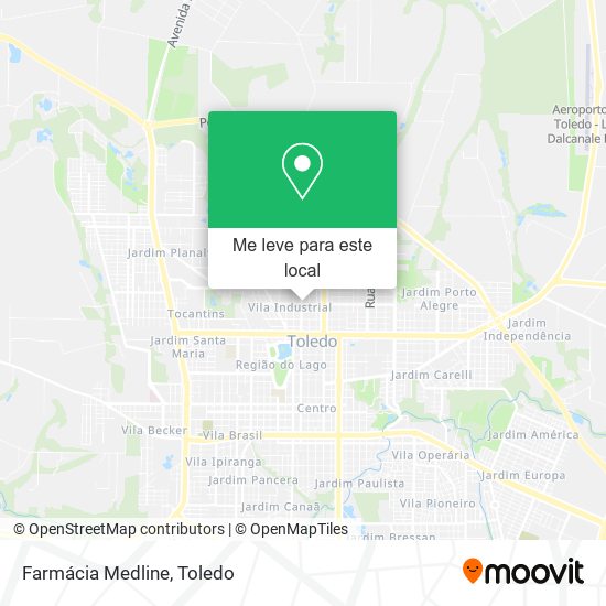 Farmácia Medline mapa