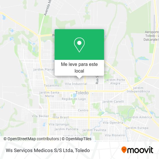 Ws Serviços Medicos S/S Ltda mapa