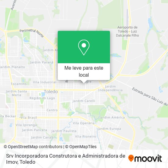 Srv Incorporadora Construtora e Administradora de Imov mapa