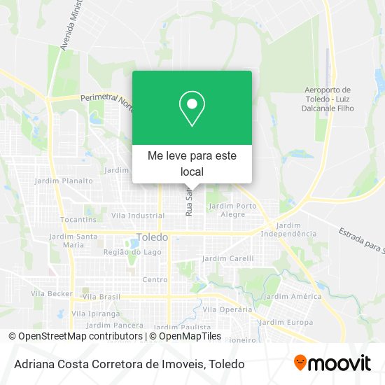 Adriana Costa Corretora de Imoveis mapa