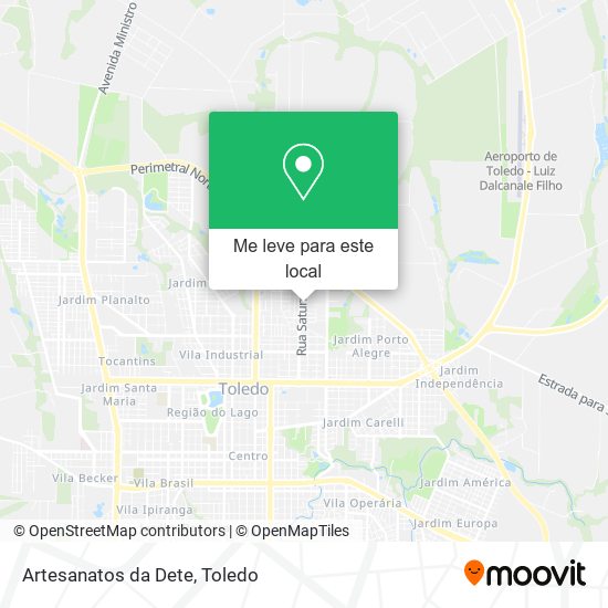 Artesanatos da Dete mapa