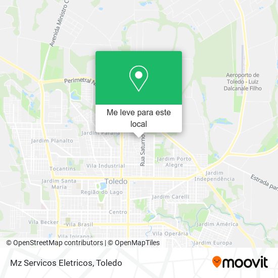 Mz Servicos Eletricos mapa