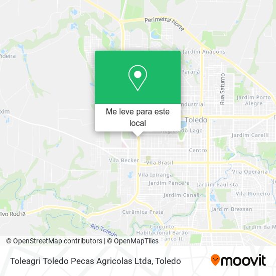 Toleagri Toledo Pecas Agricolas Ltda mapa