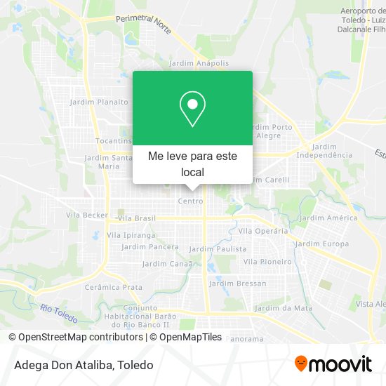Adega Don Ataliba mapa