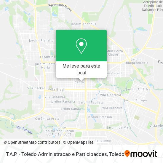 T.A.P. - Toledo Administracao e Participacoes mapa