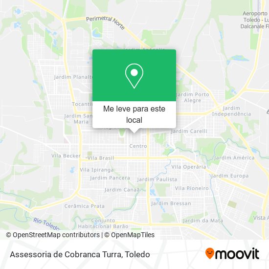 Assessoria de Cobranca Turra mapa