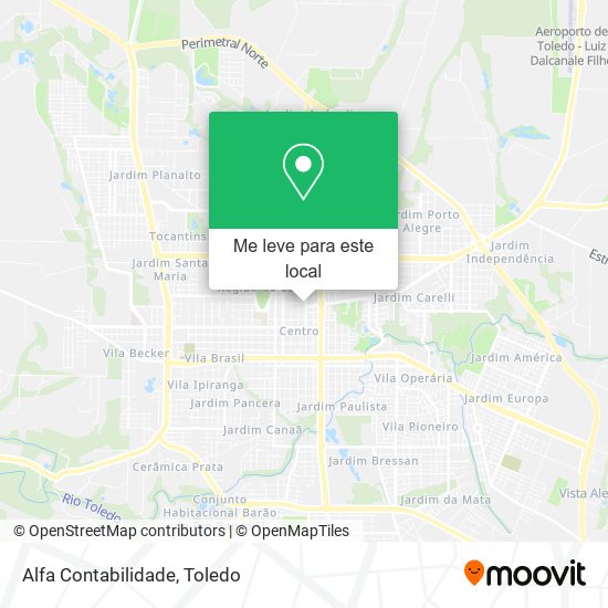 Alfa Contabilidade mapa