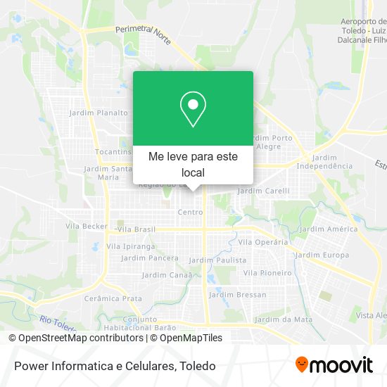 Power Informatica e Celulares mapa