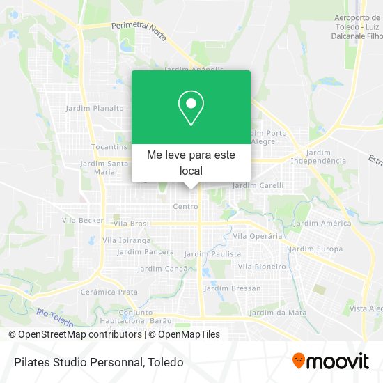 Pilates Studio Personnal mapa