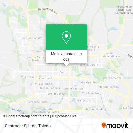 Centrocar Sj Ltda mapa