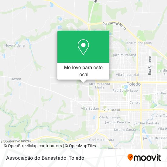 Associação do Banestado mapa