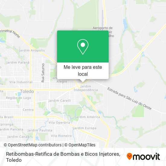 Retibombas-Retífica de Bombas e Bicos Injetores mapa