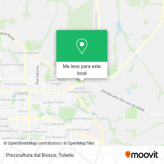 Piscicultura dal Bosco mapa