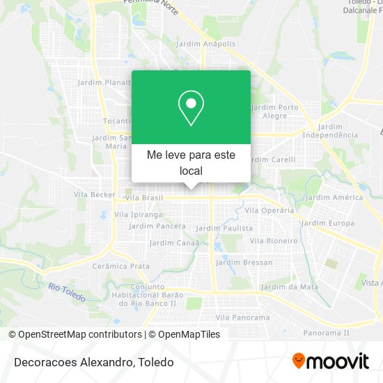 Decoracoes Alexandro mapa