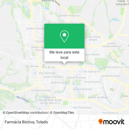 Farmácia Biotiva mapa