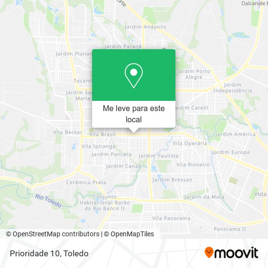 Prioridade 10 mapa