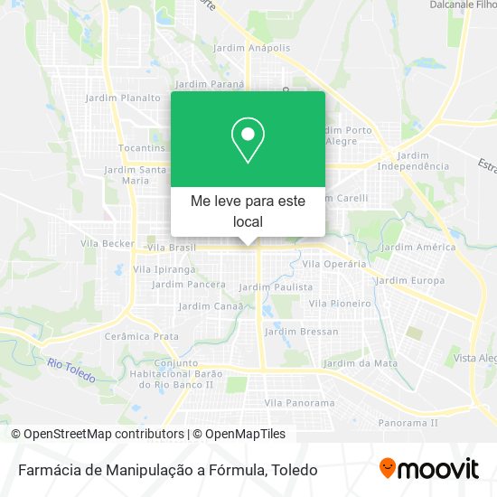 Farmácia de Manipulação a Fórmula mapa